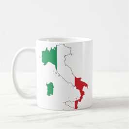 Caneca De Café A forma da Itália