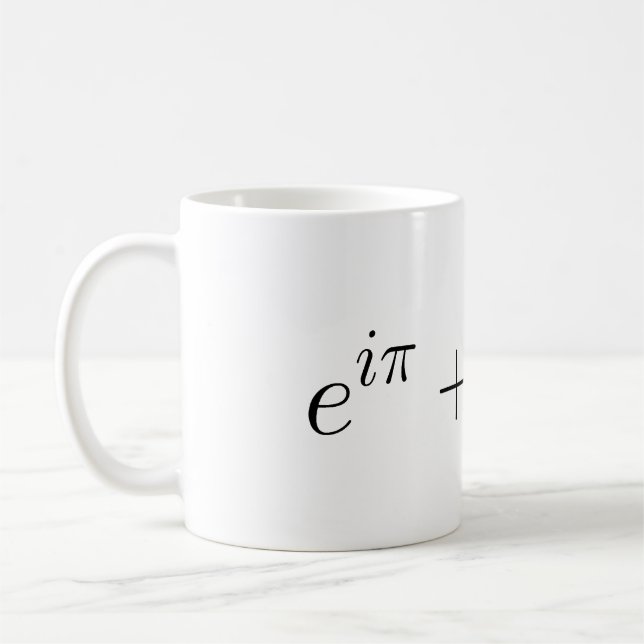 Caneca De Café A fórmula de Euler (Esquerda)