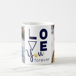 Caneca De Café A Foto Da Família Dupla Te Ama Mug