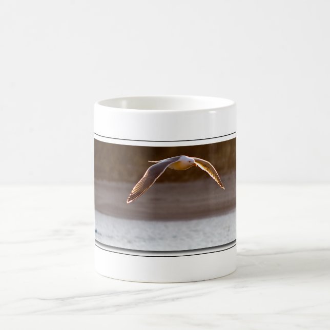 Caneca De Café A gaivota por projeções do café (Centro)