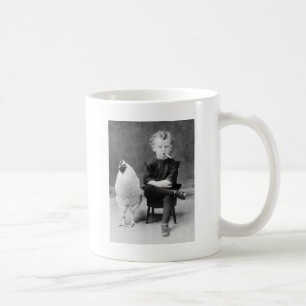 Caneca De Café A galinha conduziu-me ao fumo!