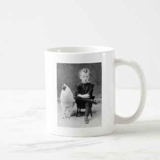 Caneca De Café A galinha conduziu-me ao fumo!