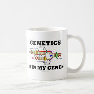 Caneca De Café A genética está em meus genes (a réplica do ADN
