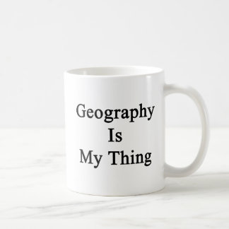 Caneca De Café A geografia é minha coisa