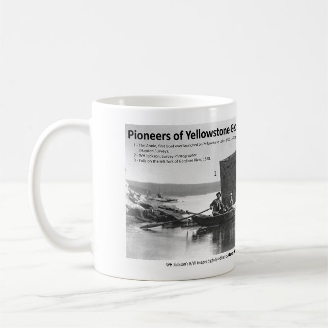 Caneca De Café A geologia de Yellowstone abre caminho I - (Esquerda)
