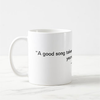 Caneca De Café A good song mug