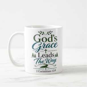Caneca De Café A Graça de Deus Guia o Caminho Devocional Escritur