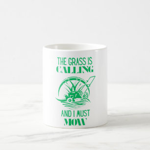 Caneca De Café A grama está chamando e eu tenho que ir