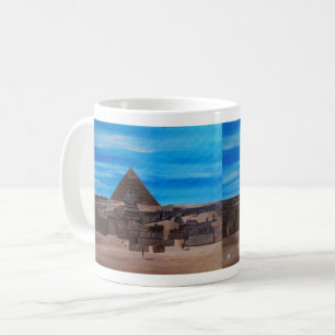 Caneca De Café A Grande Esfinge e a Pirâmide de Khafre