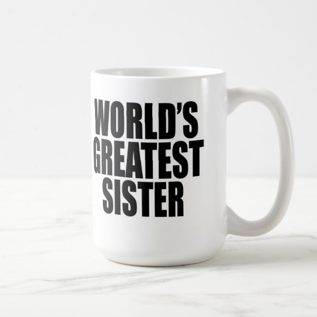Caneca De Café A grande irmã do mundo (Direita)