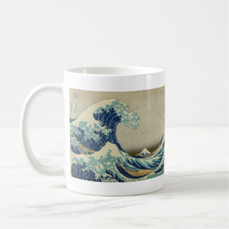 Caneca De Café A Grande Onda de Kanagawa - Famosa Arte Japonesa