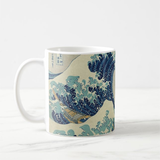 Caneca De Café A grande onda fora de Kanagawa (Esquerda)