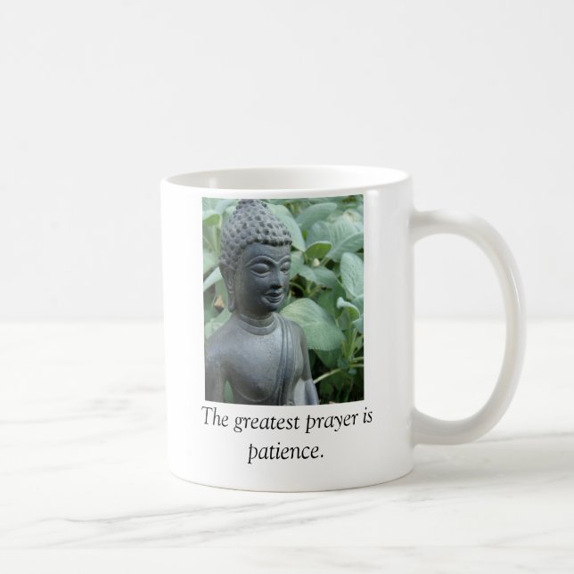 Caneca De Café A grande oração é paciência (Direita)