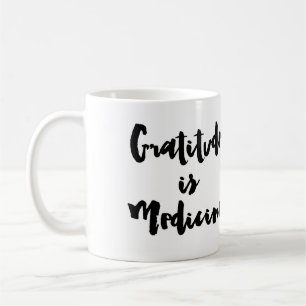 Caneca De Café A gratitude é medicina