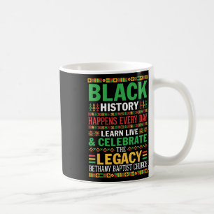 Caneca De Café A História Negra Acontece Todos os Dias Aprenda Vi