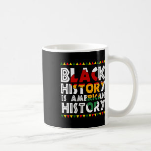 Caneca De Café A História Negra É História Americana Patriótica Á