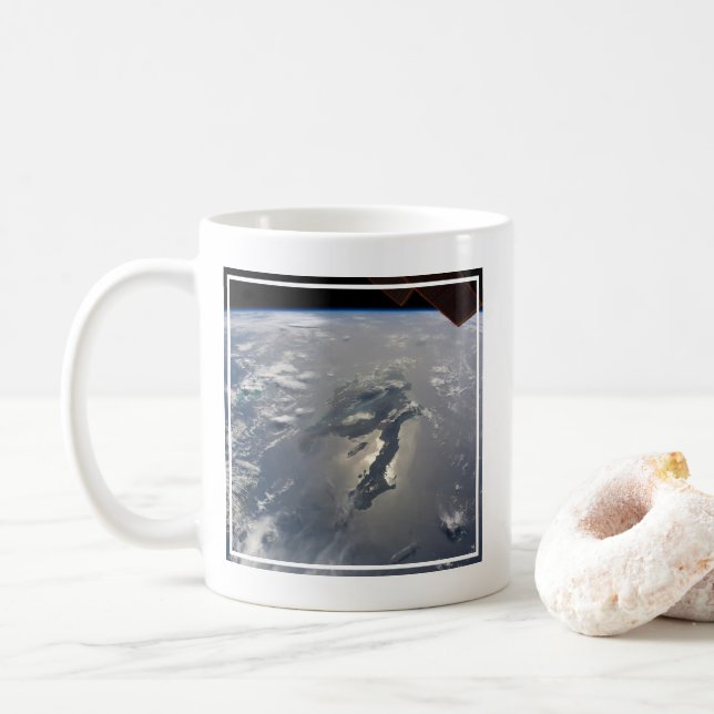 Caneca De Café A Ilha De Hispaniola Com Sunglin (Com Donut)