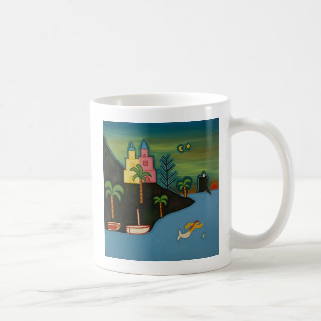 Caneca De Café A ilha vulcânica 2008 (Direita)