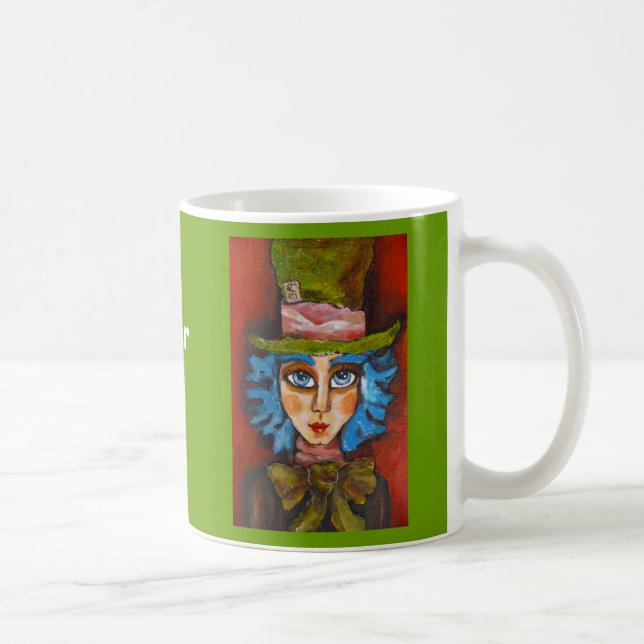 Caneca De Café A imagem 051, eu sou louco como um Hatter (Direita)