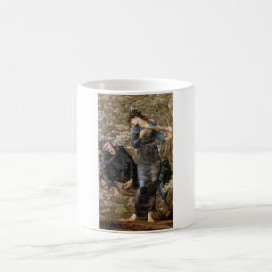 Caneca De Café A invasão de Merlin (Edward Burne-Jones) por Vivie