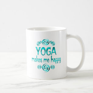 Caneca De Café A ioga faz-me feliz