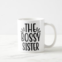 A Irmã Bossy Tumbler Mug Dotada Ideia