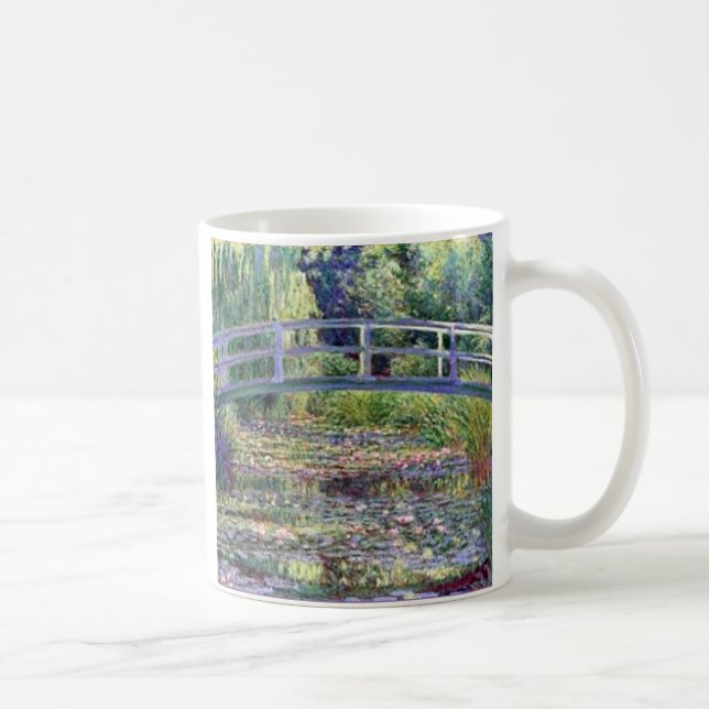 Caneca De Café A lagoa do lírio de água por Claude Monet (Direita)