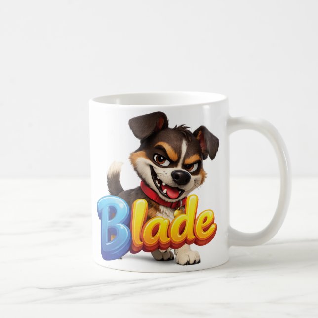 Caneca De Café A Lâmina do Cachorro (Direita)