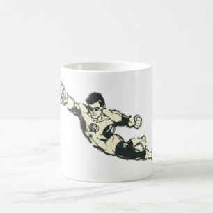 Caneca De Café A lanterna verde perfura o Grunge