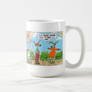 Caneca De Café A laranja da chama faz meu olhar do bumbum grande?