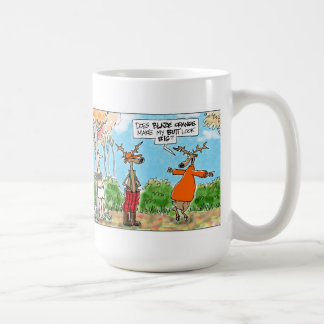 Caneca De Café A laranja da chama faz meu olhar do bumbum grande?