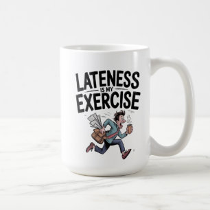 Caneca De Café A latência é o meu exercício