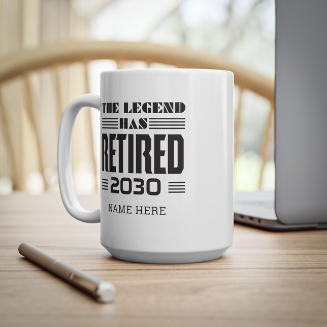 Caneca De Café A Legenda Foi Personalizada A Reforma Retirada (Criador carregado)
