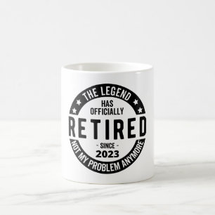 Caneca De Café A Lenda Oficialmente Aposentou-Se, 2023
