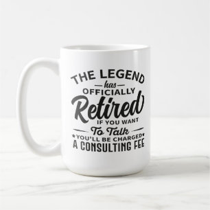 Caneca De Café A Lenda Oficialmente Se Aposentou Divertidas Apose