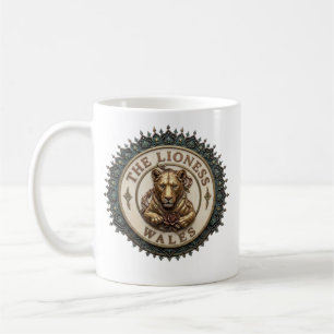 Caneca De Café A Leoa. País de Gales