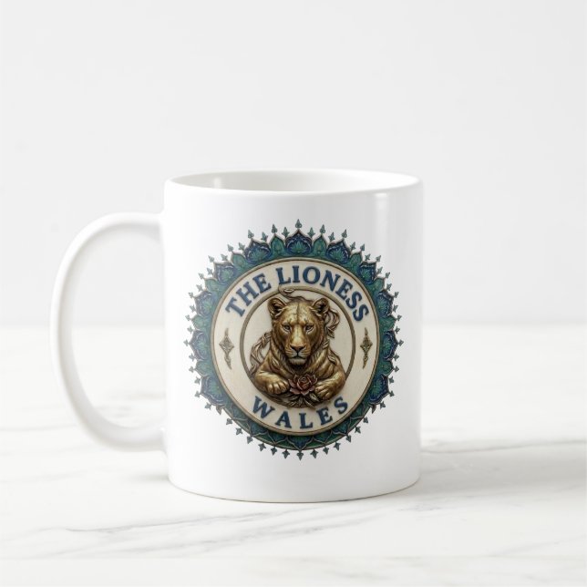 Caneca De Café A Leoa. País de Gales (Esquerda)