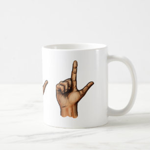 Caneca De Café A letra L