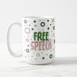 Caneca De Café A Liberdade de Expressão é um Direito Humano