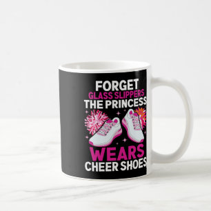 Caneca De Café A líder de torcida A princesa usa sapatos de líder