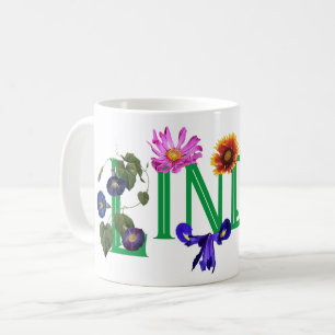 Caneca De Café A Linda "Flores Selvagens" Clássica Mug