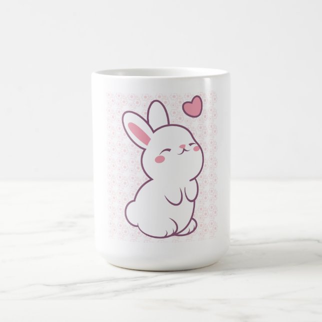 Caneca De Café A Little Bunny Made of Feelings (Centro)