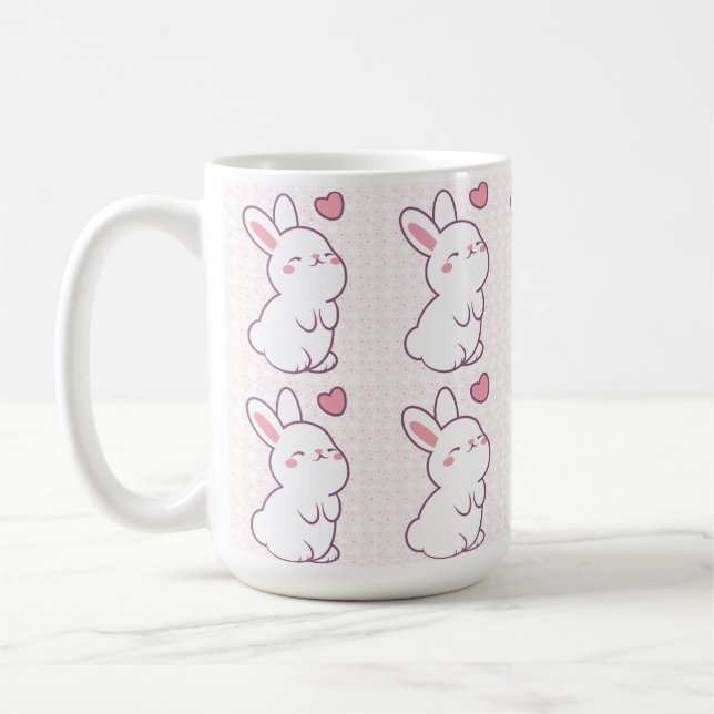 Caneca De Café A Little Bunny Made of Feelings (Esquerda)