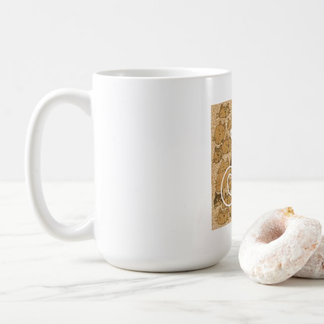 Caneca De Café a lot of CAT (Com Donut)