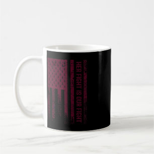Caneca De Café A Luta Dela É A Minha Luta Contra O Aneurismo Do C