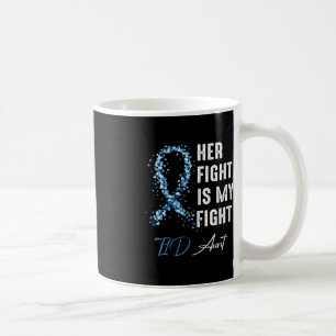 Caneca De Café A Luta Dela É A Minha Luta Pela Tia T1D Tipo 1 Dia