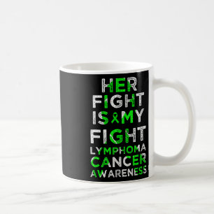 Caneca De Café A Luta Dela É Minha Luta Conscientização do Câncer