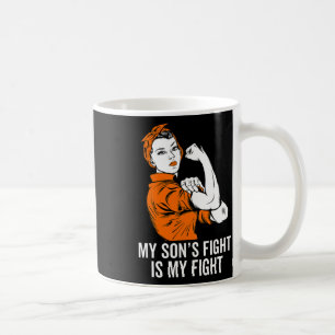 Caneca De Café A Luta Do Filho É A Minha Luta Contra A Leucemia M