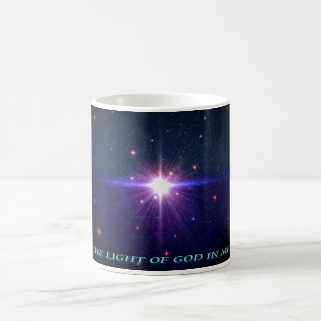 CANECA DE CAFÉ A LUZ DO DEUS EM MIM (Centro)