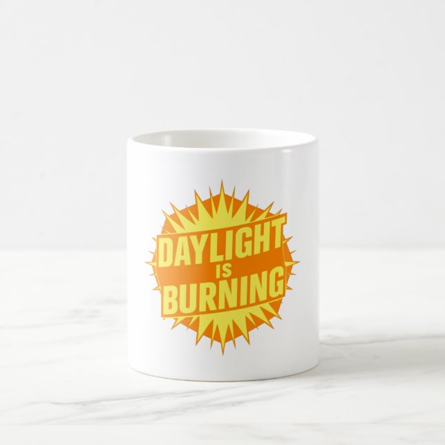 Caneca De Café A Luz do Dia Está se Apagando (Centro)